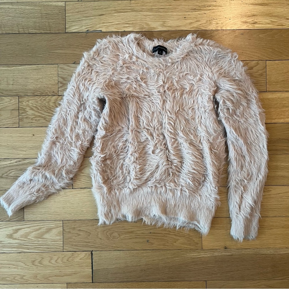 Banana Republic Light Pink Fuzzy Sweater